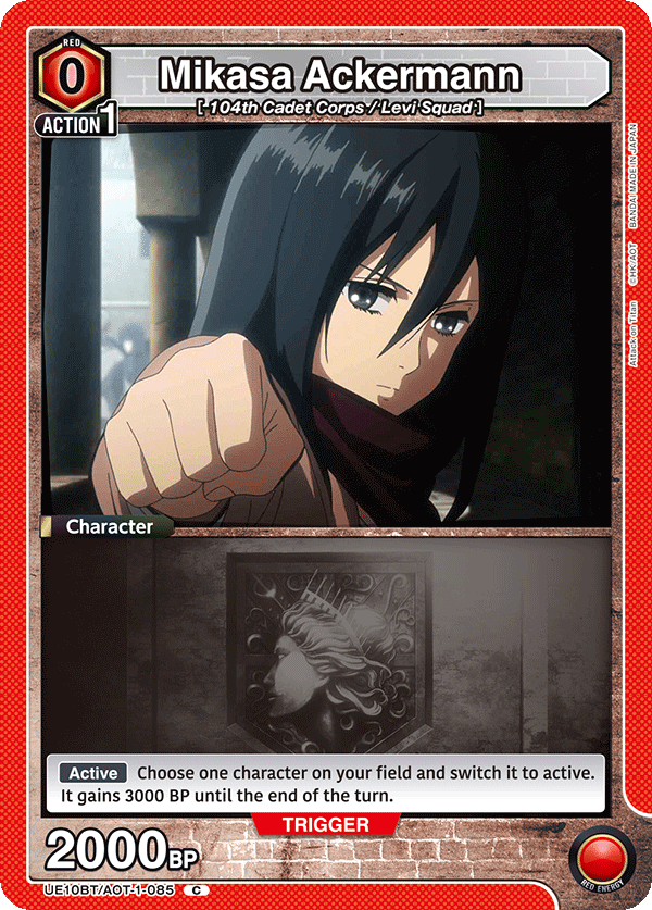 UE10BT/AOT-1-085 Mikasa Ackermann