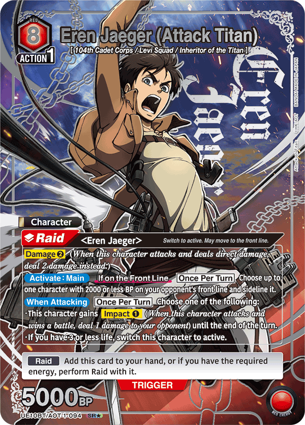 UE10BT/AOT-1-094 Eren Jaeger (Attack Titan)
