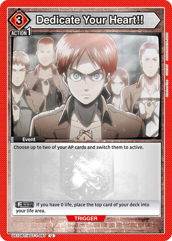 UE10BT/AOT-1-097 Dedicate Your Heart!!