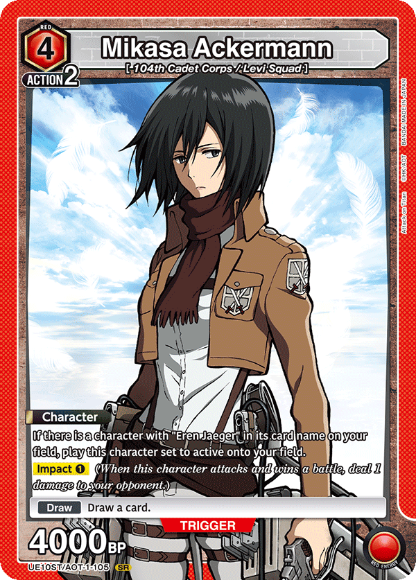 UE10ST/AOT-1-105 Mikasa Ackermann
