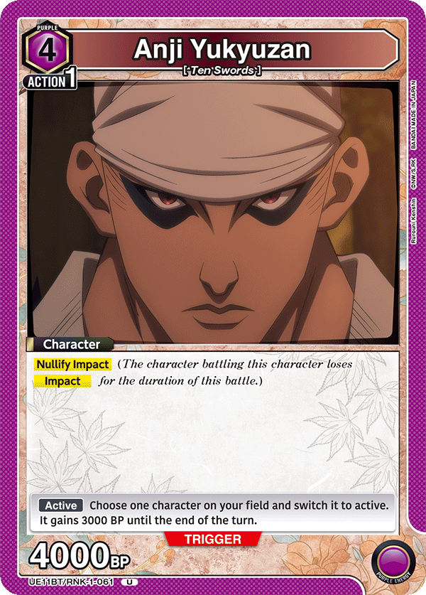UE11BT/RNK-1-061 Anji Yukyuzan
