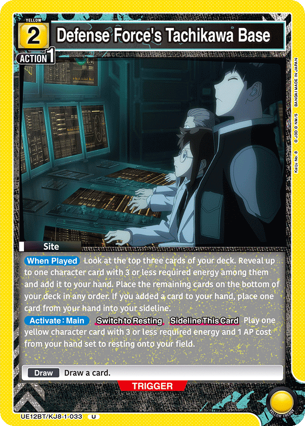 UE12BT/KJ8-1-033 Defense Force's Tachikawa Base