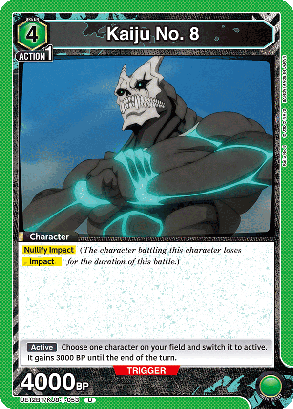 UE12BT/KJ8-1-053 Kaiju No. 8
