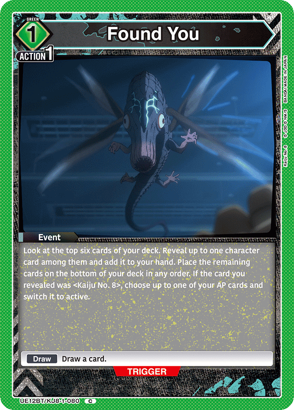 UE12BT/KJ8-1-080 Found You