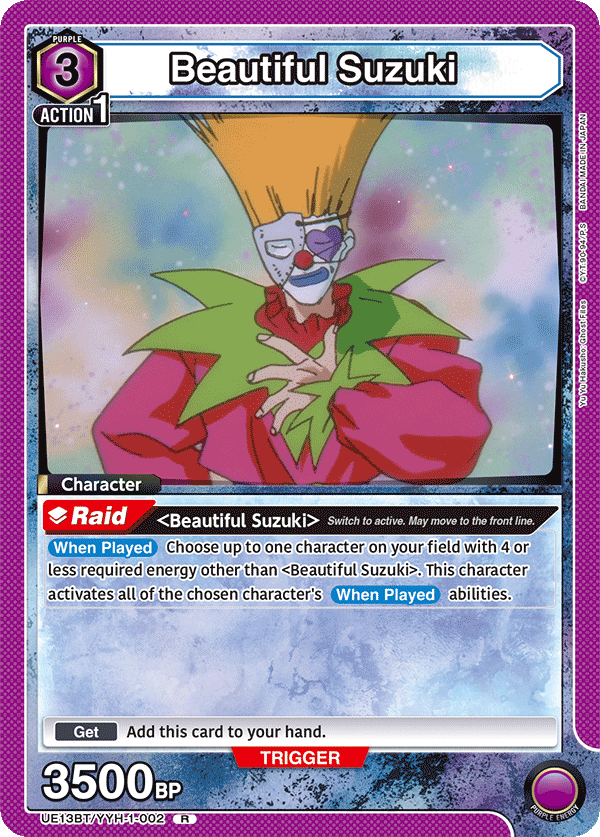 UE13BT/YYH-1-002 Beautiful Suzuki