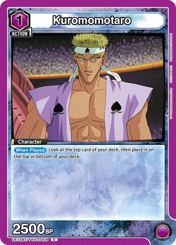 UE13BT/YYH-1-009 Kuromomotaro