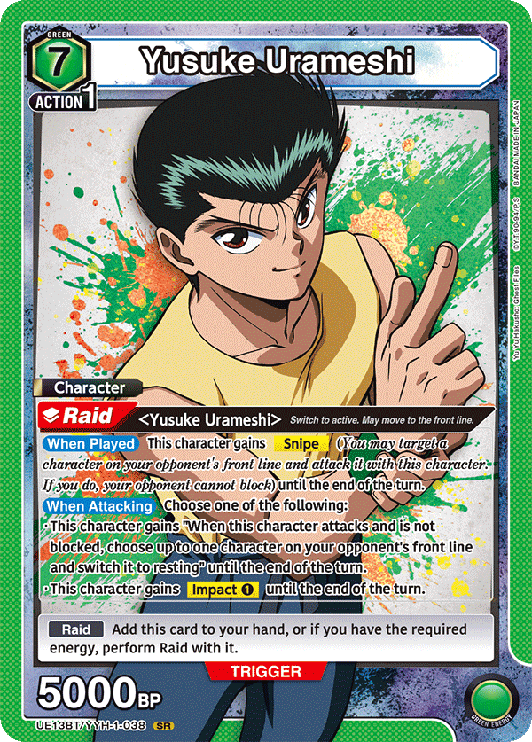 UE13BT/YYH-1-038 Yusuke Urameshi