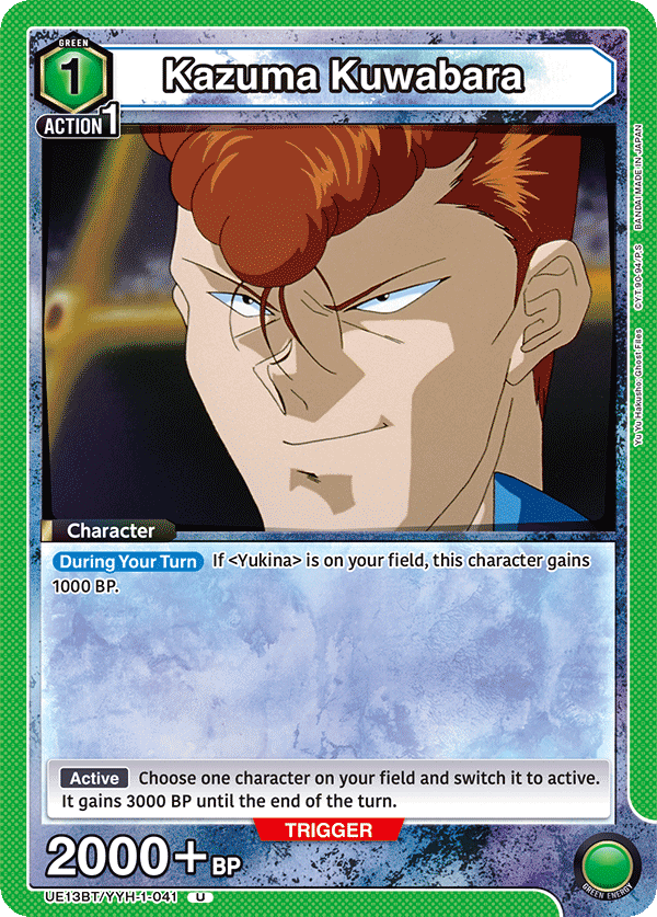 UE13BT/YYH-1-041 Kazuma Kuwabara