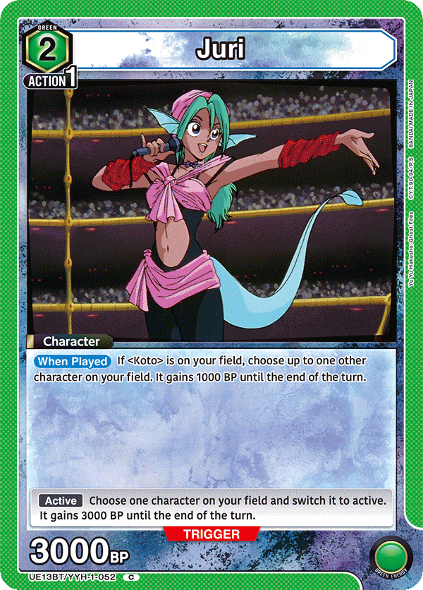 UE13BT/YYH-1-052 Juri