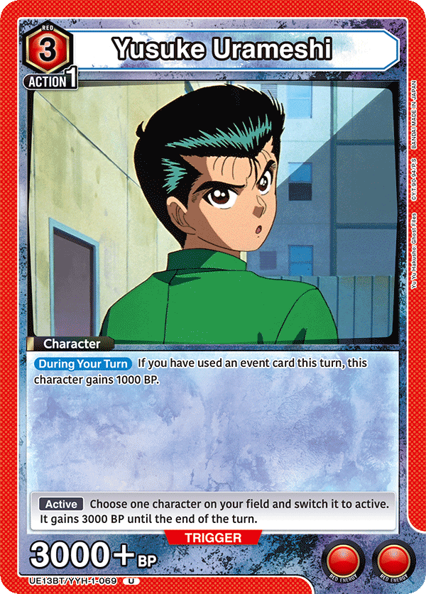 UE13BT/YYH-1-069 Yusuke Urameshi