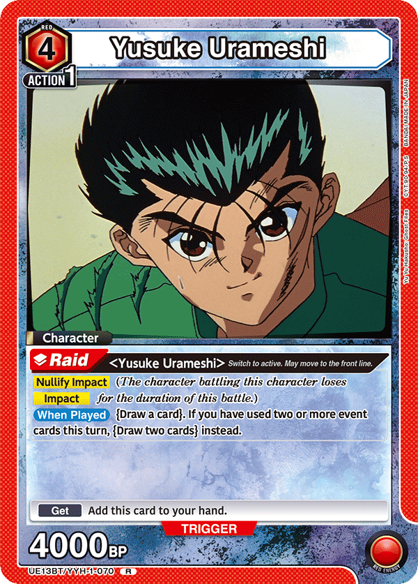 UE13BT/YYH-1-070 Yusuke Urameshi
