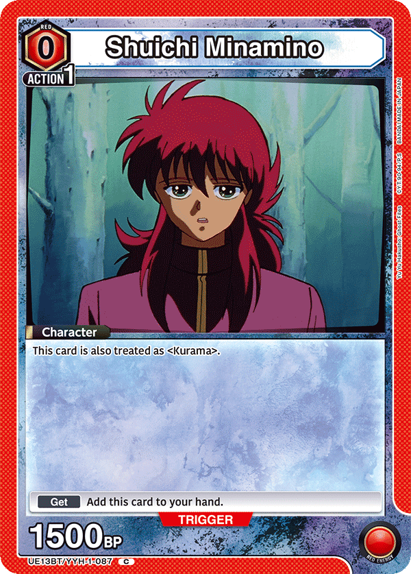 UE13BT/YYH-1-087 Shuichi Minamino