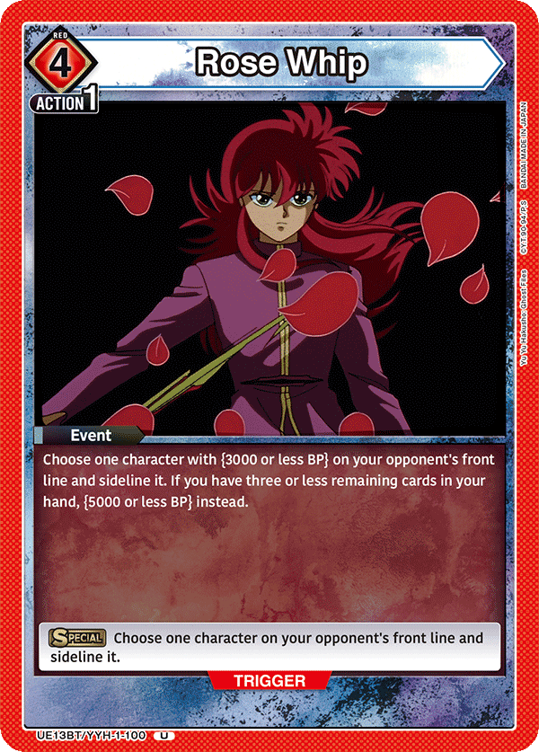 UE13BT/YYH-1-100 Rose Whip