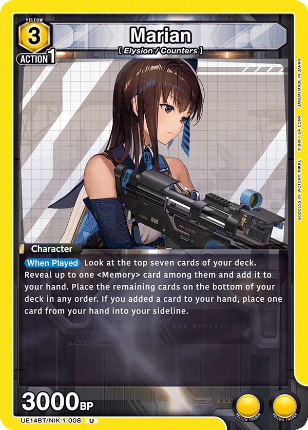 UE14BT/NIK-1-008 Marian