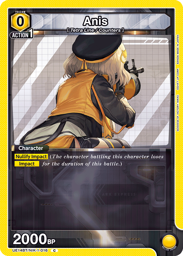 UE14BT/NIK-1-016 Anis