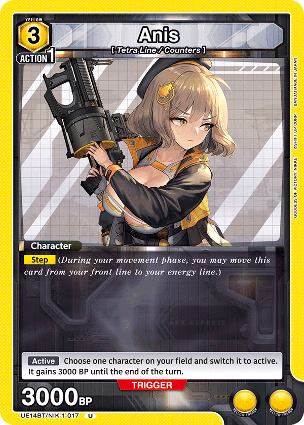 UE14BT/NIK-1-017 Anis