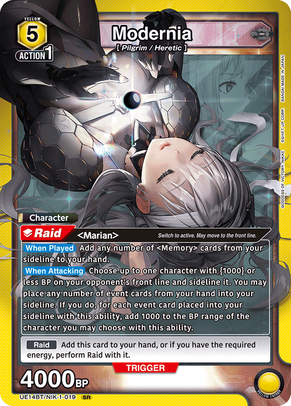 UE14BT/NIK-1-019 Modernia