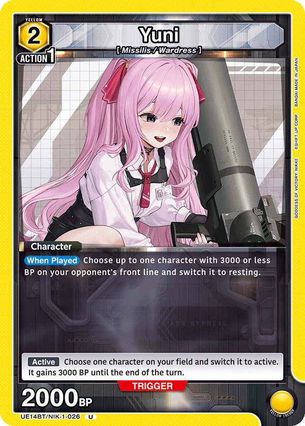 UE14BT/NIK-1-026 Yuni