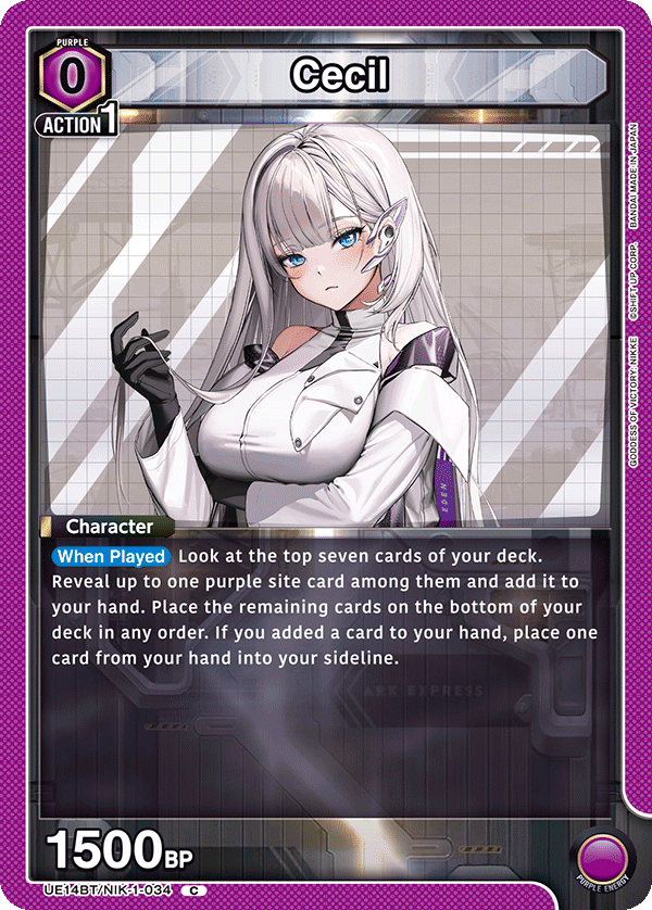 UE14BT/NIK-1-034 Cecil