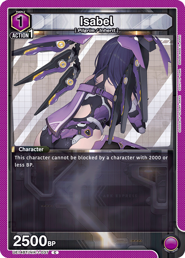 UE14BT/NIK-1-037 Isabel