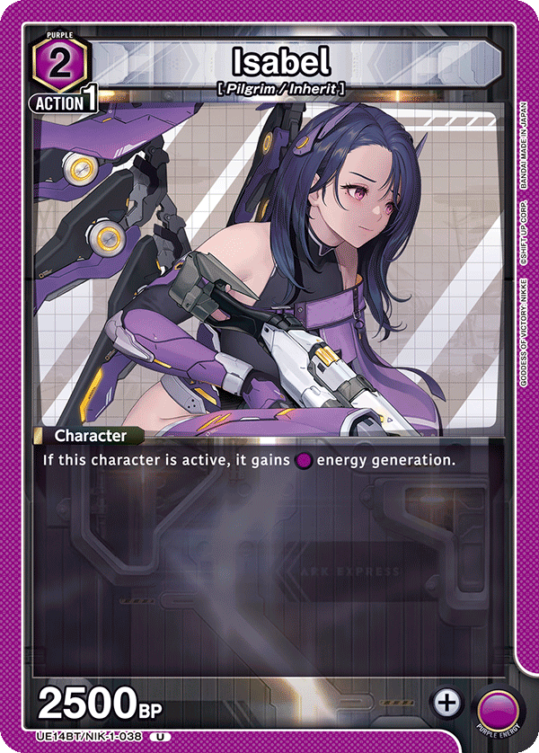 UE14BT/NIK-1-038 Isabel