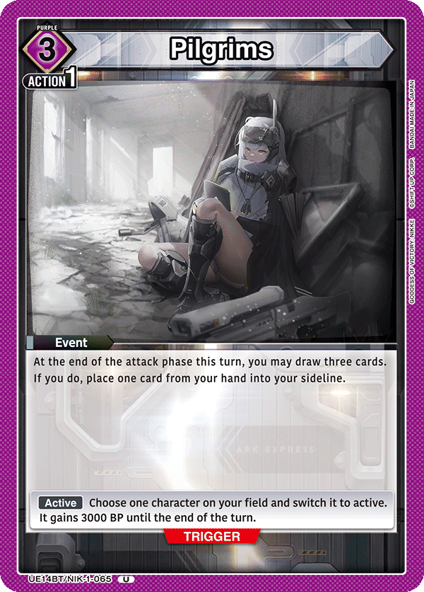 UE14BT/NIK-1-065 Pilgrims