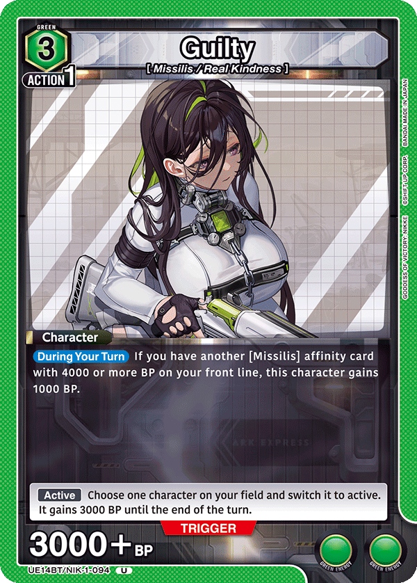 UE14BT/NIK-1-094 Guilty