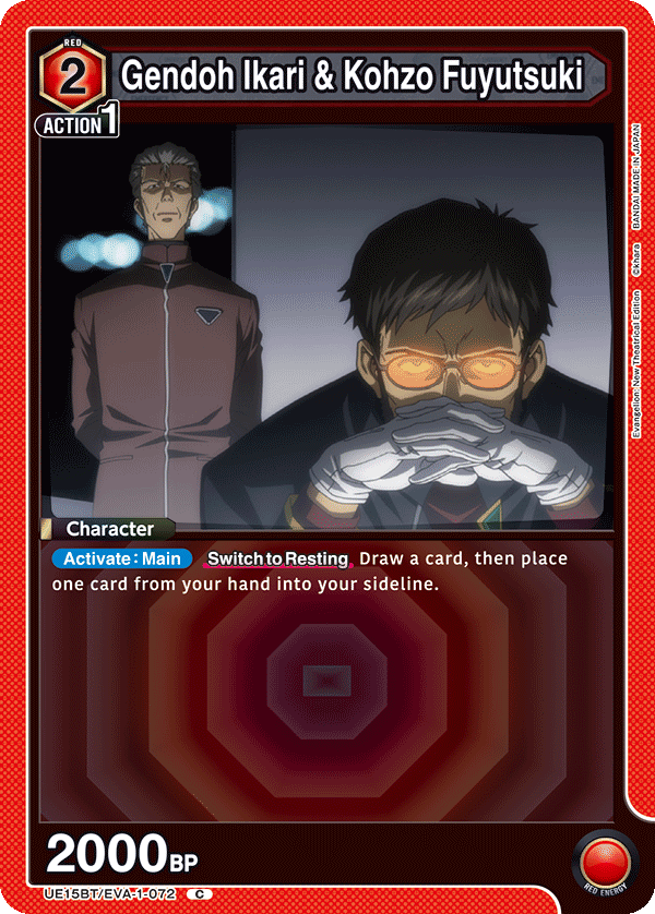 UE15BT/EVA-1-072 Gendoh Ikari & Kohzo Fuyutsuki