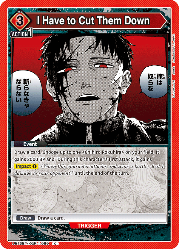 UE16BT/KGR-1-080 I Have to Cut Them Down