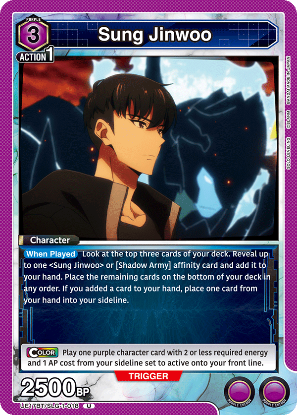 UE17BT/SLG-1-018 Sung Jinwoo