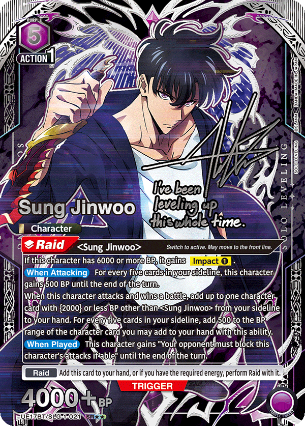 UE17BT/SLG-1-021 Sung Jinwoo