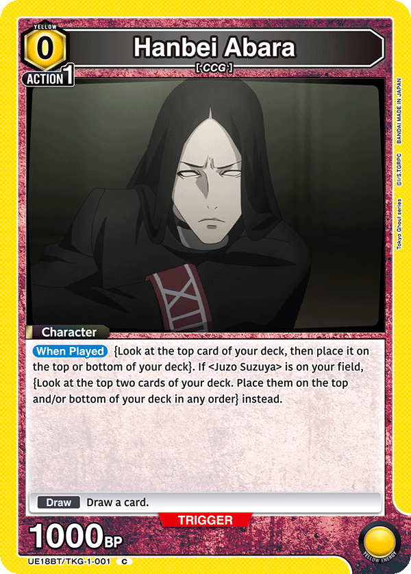UE18BT/TKG-1-001 Hanbei Abara