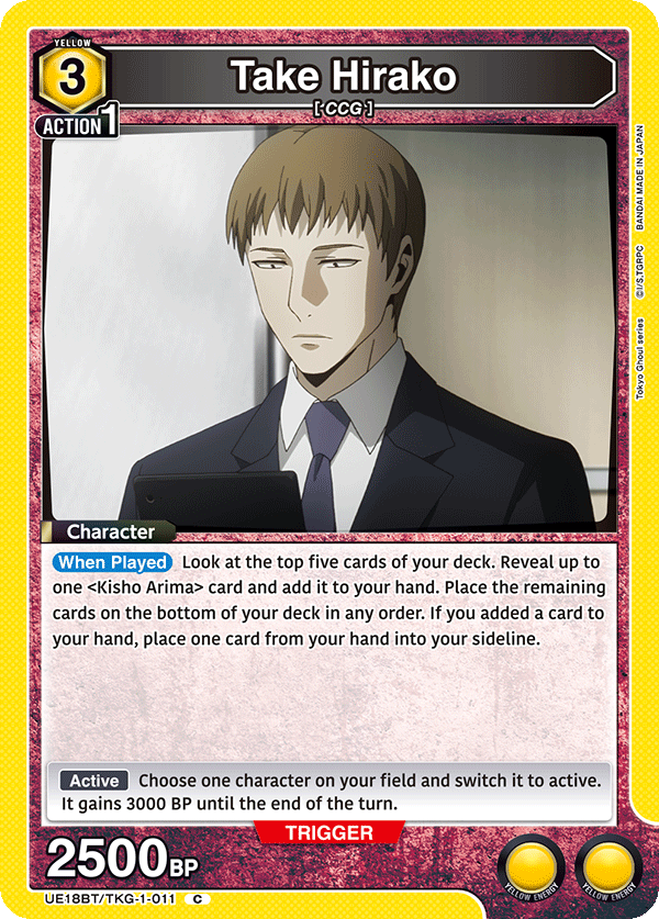 UE18BT/TKG-1-011 Take Hirako