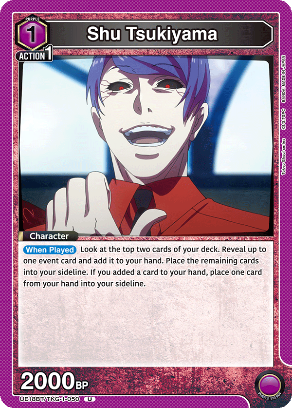 UE18BT/TKG-1-050 Shu Tsukiyama