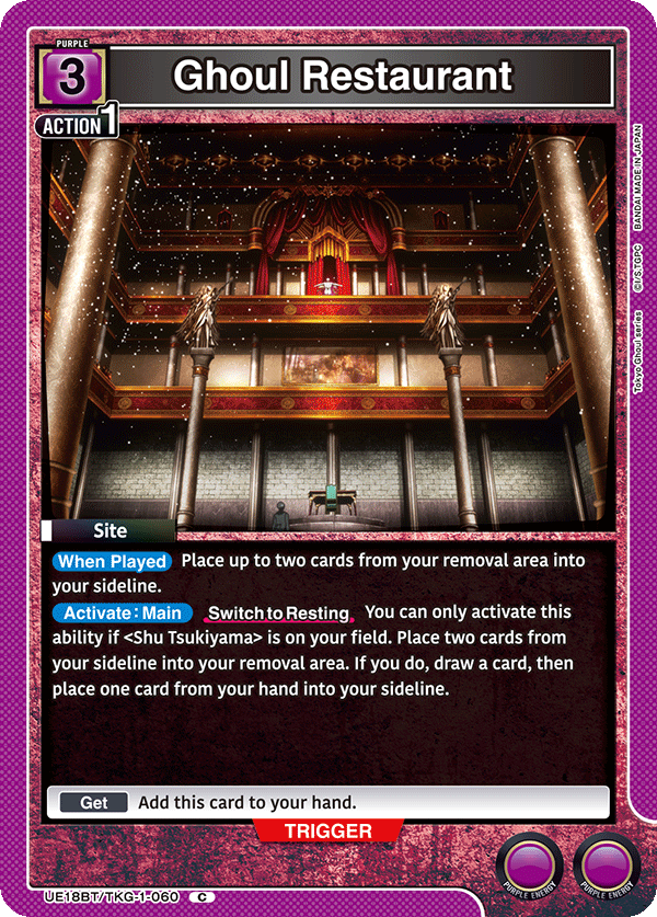 UE18BT/TKG-1-060 Ghoul Restaurant