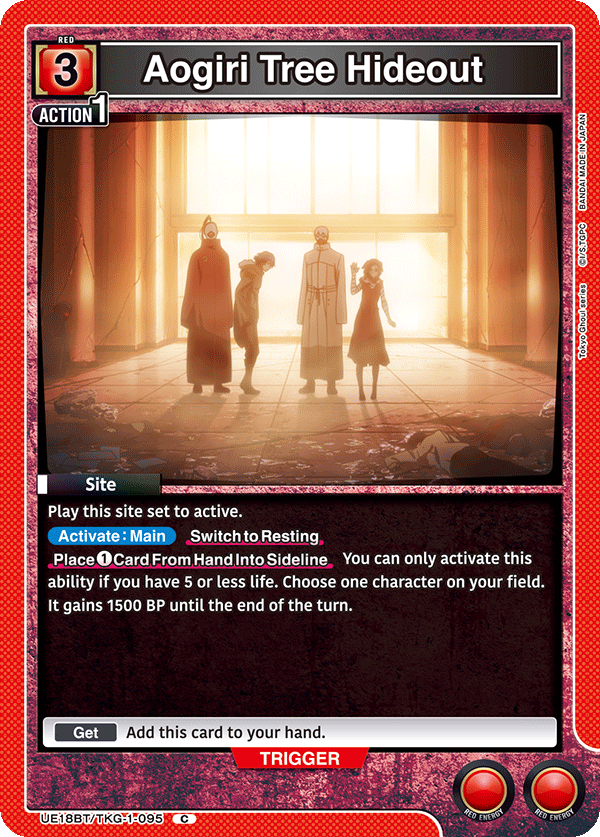 UE18BT/TKG-1-095 Aogiri Tree Hideout