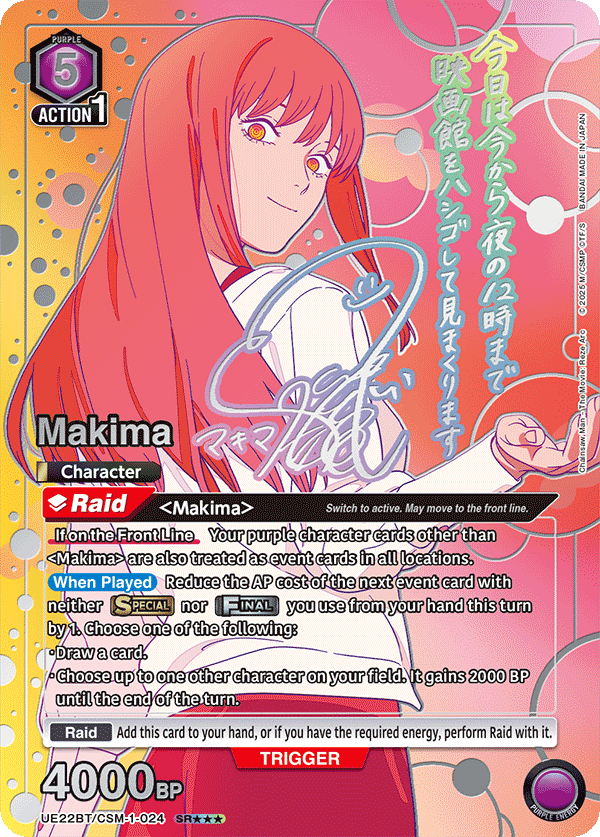 UE22BT/CSM-1-024 Makima