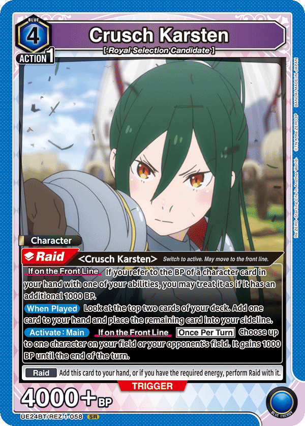 UE24BT/REZ-1-058 Crusch Karsten