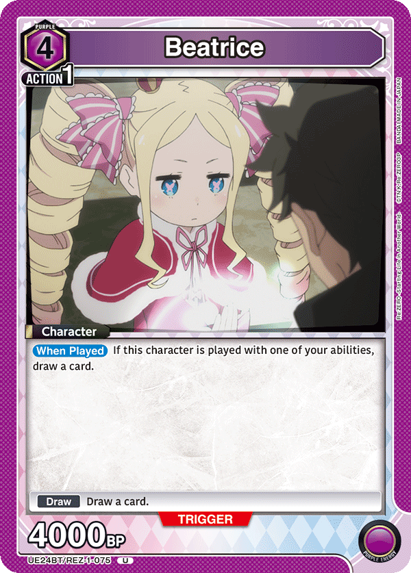 UE24BT/REZ-1-075 Beatrice