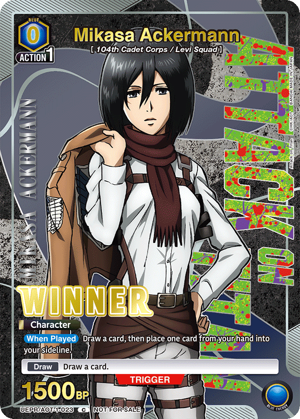 UEPR/AOT-1-023 Mikasa Ackermann