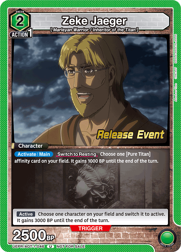 UEPR/AOT-1-046 Zeke Jaeger