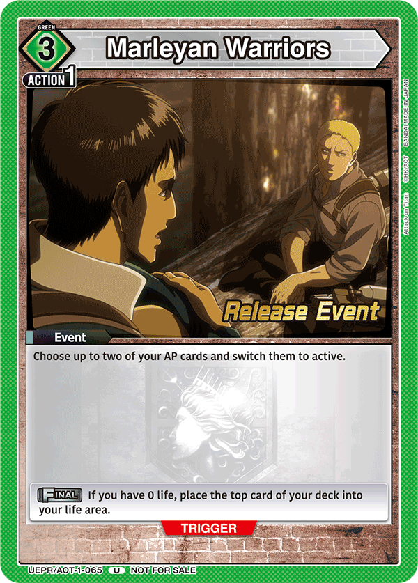 UEPR/AOT-1-065 Marleyan Warriors