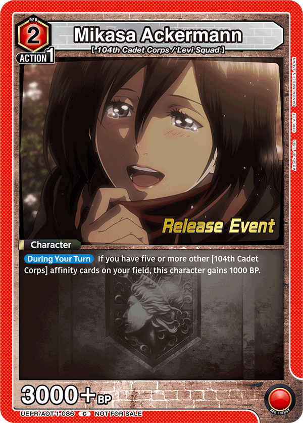 UEPR/AOT-1-086 Mikasa Ackermann