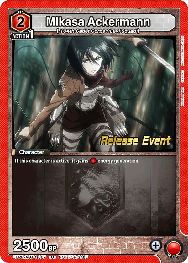 UEPR/AOT-1-087 Mikasa Ackermann