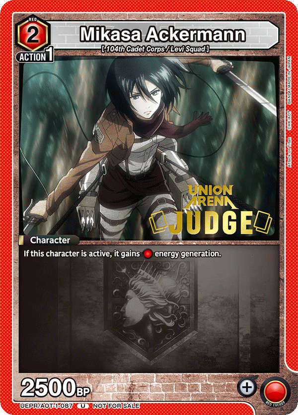 UEPR/AOT-1-087 Mikasa Ackermann