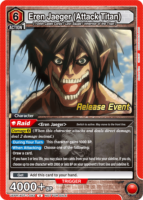 UEPR/AOT-1-093 Eren Jaeger (Attack Titan)