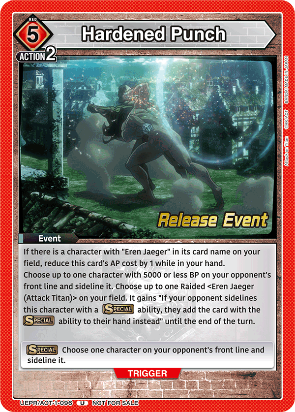 UEPR/AOT-1-096 Hardened Punch