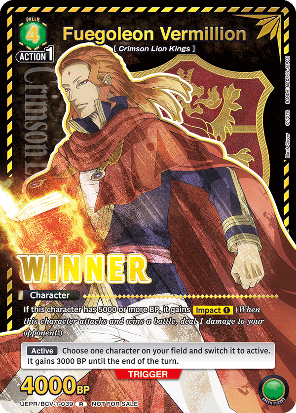 UEPR/BCV-1-039 Fuegoleon Vermillion