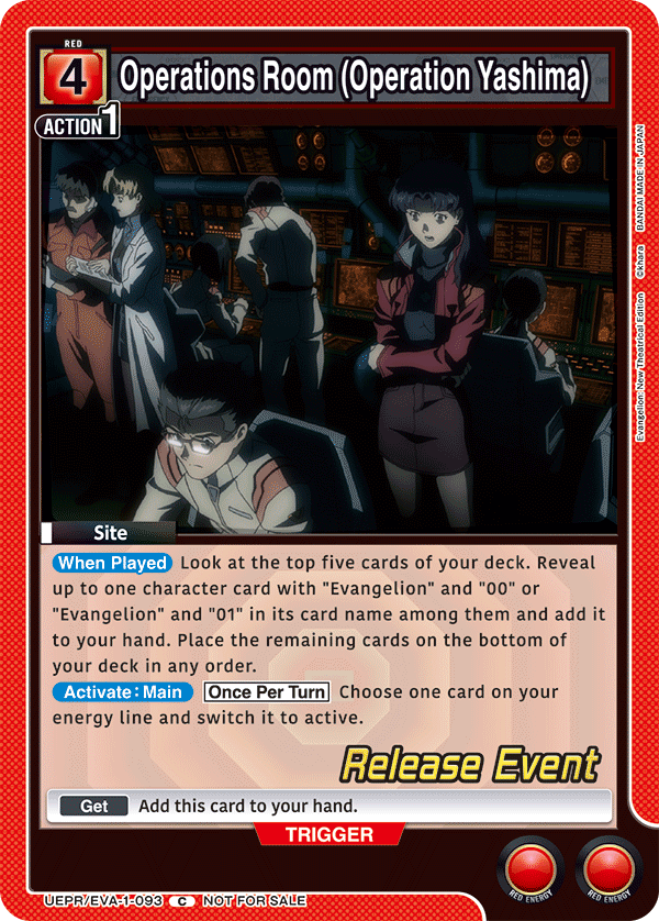 UEPR/EVA-1-093 Operations Room (Operation Yashima)