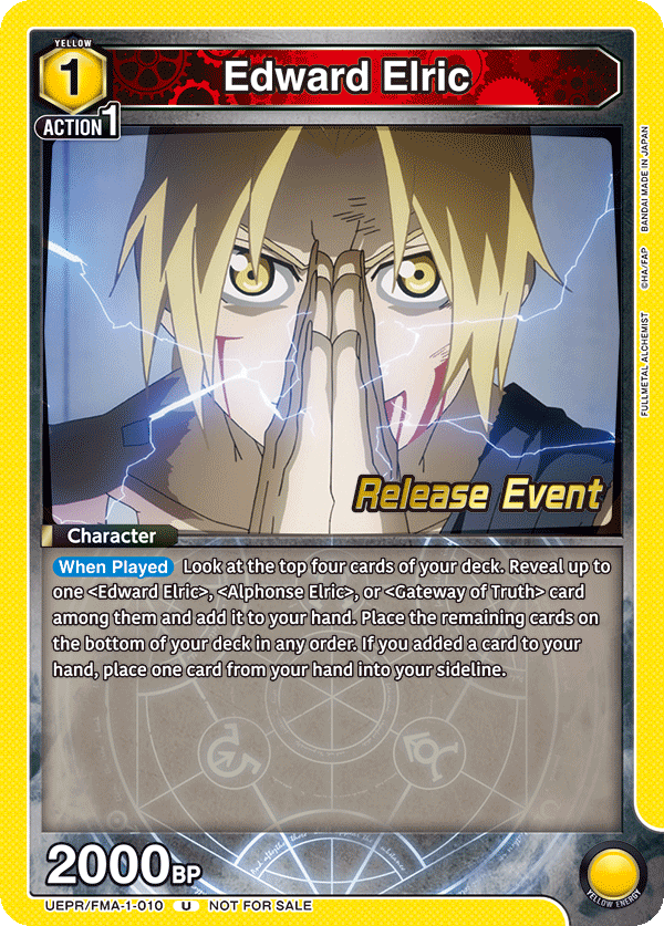 UEPR/FMA-1-010 Edward Elric